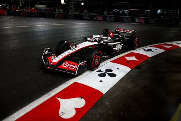 27 Nico Hulkenberg (DEU, MoneyGram Haas F1 Team), F1 Grand Prix of Las Vegas at Las Vegas Strip Circuit on November 18, 2023 in Las Vegas, United States of America. (Photo by HOCH ZWEI) Las Vegas United States of America