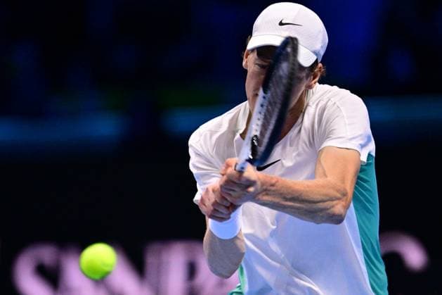 Foto Marco Alpozzi LaPresse 18 Novembre 2023 Torino - Italia - - Tennis Nitto ATP, Tennis Herren Finals - Jannik SINNER (ITA) vs Daniil MEDVEDEV (RUS) Nella foto:Jannik Sinner (Italia) November 18, 2023 Turin - Italy - Sport - Tennis Nitto ATP Finals - Jannik SINNER (ITA) vs Daniil MEDVEDEV (RUS) In the pic:Jannik Sinner (Italia)  Copyright: xMarcoxAlpozzi LaPressex
