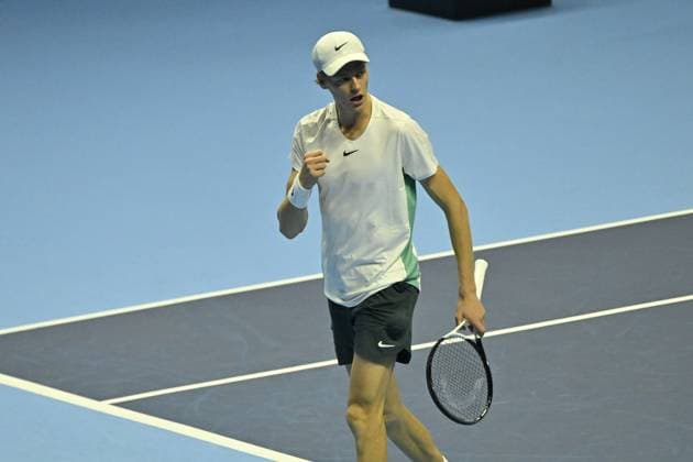 Tennis - Nitto ATP, Tennis Herren Finals Torino 2023 - Jannick Sinner - Italie TENNIS : Nitto Atp Finals Torino 2023 - 18 11 2023 - ChrysleneCaillaud Panoramic 