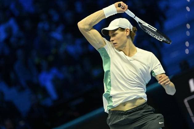 Tennis - Nitto ATP, Tennis Herren Finals Torino 2023 - Jannick Sinner - Italie TENNIS : Nitto Atp Finals Torino 2023 - 18 11 2023 - ChrysleneCaillaud Panoramic 