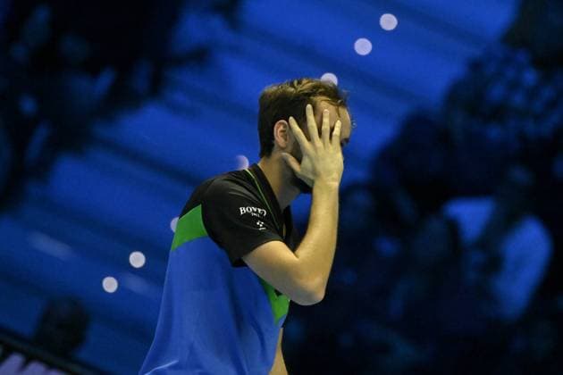 Tennis - Nitto ATP, Tennis Herren Finals Torino 2023 - Daniil Medvedev - Russie TENNIS : Nitto Atp Finals Torino 2023 - 18 11 2023 - ChrysleneCaillaud Panoramic 