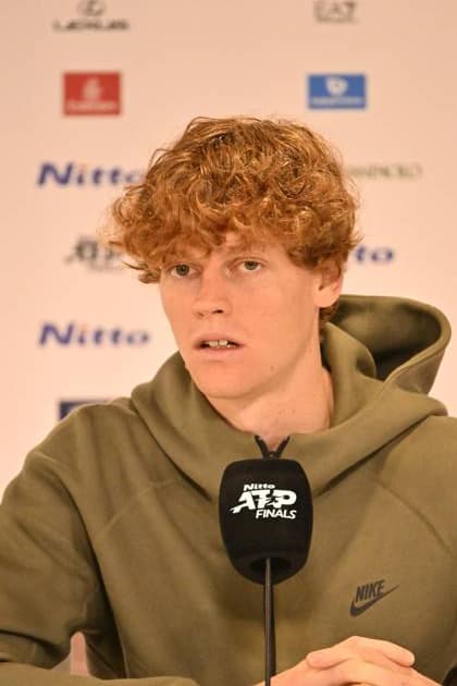 Tennis - Nitto ATP, Tennis Herren Finals Torino 2023 -Jannick Sinner - Suisse - press conference, PK, Pressekonferenz TENNIS : Nitto Atp Finals Torino 2023 - 18 11 2023 - ChrysleneCaillaud Panoramic 