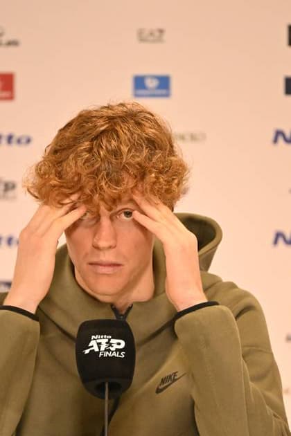 Tennis - Nitto ATP, Tennis Herren Finals Torino 2023 -Jannick Sinner - Suisse - press conference, PK, Pressekonferenz TENNIS : Nitto Atp Finals Torino 2023 - 18 11 2023 - ChrysleneCaillaud Panoramic 