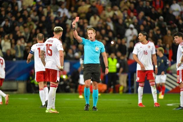 RECORD DATE NOT STATED FRANCE - GIBRALTAR MAXPPP - UEFA EURO, EM, Europameisterschaft,Fussball 2024 Group B qualification match between France and Gibraltar in Nice, France, 18 November 2023.  Copyright: xMAXPPPxx 2425 RIC20231118900_014