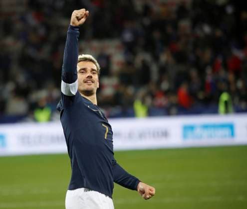 France vs Gibraltar Foot Euro PHOTOPQR NICE MATIN Cyril Dodergny ; Nice ; 18 11 2023 ; Nice le 18 11 2023 - Allianz Riviera - Football - Eliminatoires de l Euro - Groupe B - 9eme journee - L equipe de France affronte Gibraltar - L attaquant de l equipe de france Griezmann N07 Nice, 11 18 2023, The French team hosts Gibraltar for the qualifiers for Euro 2024 Nice France  Copyright: xPHOTOPQR NICExMATIN MAXPPPxCyrilxDodergnyx 20231118NIM2659 20231118NIM2659
