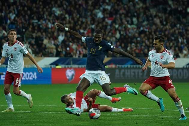 Marcus Thuram (France) FOOTBALL : France vs Gibraltar - Match de qualification pour les Championnats d Europe de l UEFA - Nice - 18 11 2023 NorbertScanella Panoramic 