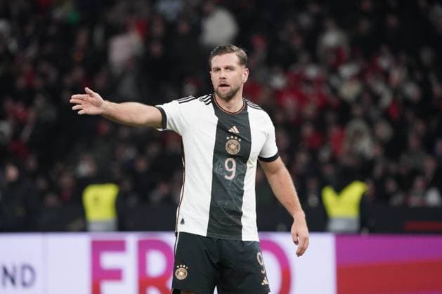 Fussball, Freundschaftsspiel, Länderspiel, Deutschland-Türkei , 18.11.2023, Olympiastadion Berlin Niclas Füllkrug, Deutschland, Aktion, Einzelbild