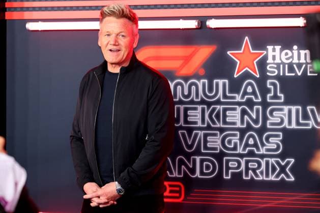 18th November 2023; Las Vegas, Nevada, USA. F1 Grand Prix of USA, Las Vegas; Race Day; Gordon Ramsay on the red carpet  ActionPlus12577543 ShaunxBrooks