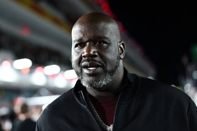 Sport Bilder des Tages F1 Las Vegas Grand Prix 2023 Shaquille O Neil ahead of the Formula 1 Las Vegas Grand Prix at Las Vegas Strip Circuit in Las Vegas, United States on November 18, 2023. Las Vegas United States  Copyright: xJakubxPorzyckix originalFilename:porzycki-f1lasveg231118_npZ0n.jpg
