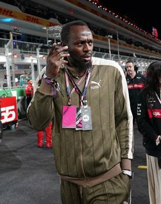 18.11.2023, Las Vegas Street Circuit, Las Vegas, FORMULA 1 HEINEKEN SILVER LAS VEGAS GRAND PRIX 2023 ,im Bild Sprinter Usain Bolt Las Vegas Las Vegas Street Circuit United States