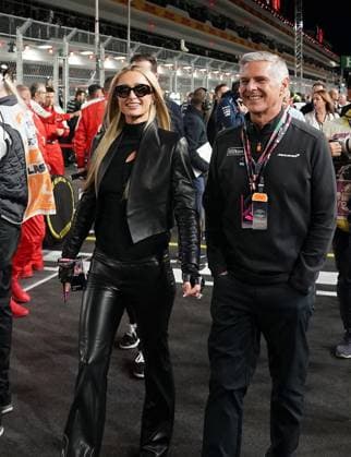 18.11.2023, Las Vegas Street Circuit, Las Vegas, FORMULA 1 HEINEKEN SILVER LAS VEGAS GRAND PRIX 2023 ,im Bild Paris Hilton Las Vegas Las Vegas Street Circuit United States