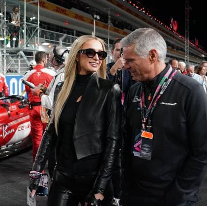 18.11.2023, Las Vegas Street Circuit, Las Vegas, FORMULA 1 HEINEKEN SILVER LAS VEGAS GRAND PRIX 2023 ,im Bild Paris Hilton Las Vegas Las Vegas Street Circuit United States