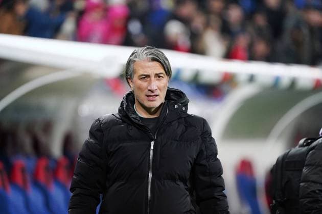 Foto Manuel Geisser 18.11.2023 Fussball Herren Saison 2023 2024 Europa Qualifikation 2024 Schweiz - Kosovo.1:1 Bild : Murat Yakin Trainer (SUI) Einzelbild Aktion