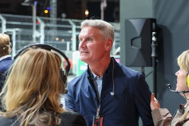 Fernsehexperte David Coulthard, Rennen, Grosser Preis von Las Vegas, Motorsport, Herren, Formel 1, 18.11.2023 Las Vegas Nevada USA