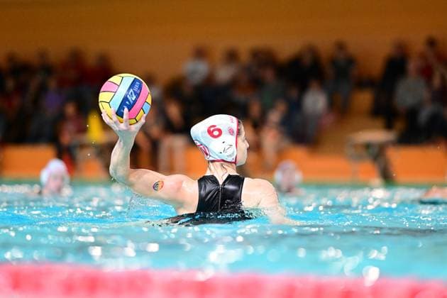 Wasserball I Frauen I Saison 2023-2024 I Bundesliga I 4. Spieltag I Eimsbütteler TV - SSV Esslingen I 18.11.2023 Pannasch, Pauline (ETV Wasserball) Hamburg Schwimmhalle Inselpark Wilhelmsburg Hamburg Deutschland