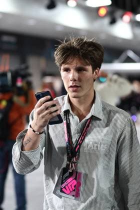 F1 Las Vegas Grand Prix 2023 Cruz Beckham ahead of the Formula 1 Las Vegas Grand Prix at Las Vegas Strip Circuit in Las Vegas, United States on November 18, 2023. Las Vegas United States  Copyright: xJakubxPorzyckix originalFilename:porzycki-f1lasveg231118_np8Z6.jpg