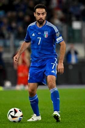 Giacomo Bonaventura of Italy in action during the Euro 2024 Qualifiers 2024 Group C football match between Italy and North Macedonia at Olimpico stadium in Rome (Italy), November 17th, 2023. andreaxstaccioli