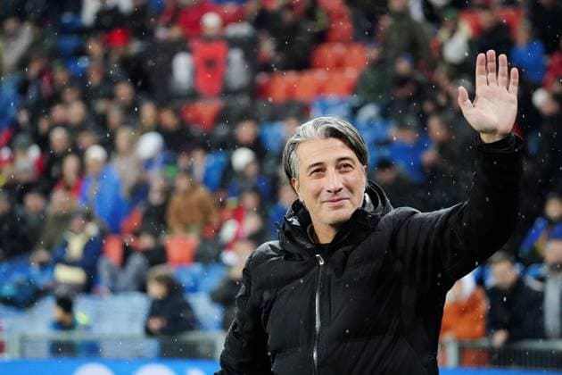 Foto Manuel Geisser 18.11.2023 Fussball Herren Saison 2023 2024 Europa Qualifikation 2024 Schweiz - Kosovo.1:1 Bild : Murat Yakin Trainer (SUI) Einzelbild Aktion