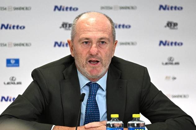 IPP20231119 Tennis: Nitto ATP, Tennis Herren Finals 2023 in Turin, binaghi angelo presidente fit (Verwendung nur in Deutschland - GERMANY ONLY) *** IPP20231119 Tennis Nitto ATP Finals 2023 in Turin, binaghi angelo presidente fit use only in Germany GERMANY ONLY 