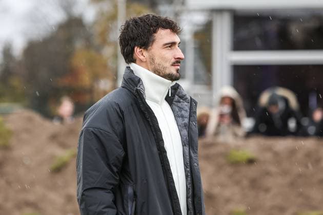 Fussball, DFB Nationalmannschaft Saison 2023 24 Deutsche Nationalspieler auf dem Maifeld in der Adidas Fussballliebe Drop Zone wo der offizielle EM Ball der Euro 2024 präsentiert wurde 19.11.2023, Olympiastadion Berlin Berlin Olympiastadion Berlin Berlin Deutschland