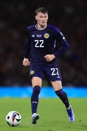 Football - UEFA EURO, EM, Europameisterschaft,Fussball 2024 Qualifying (Group A) - Scotland v Norway 19th November 2023 - UEFA EURO 2024 Qualifying (Group A) - Scotland v Norway - Nathan Patterson of Scotland - Photo: Simon Stacpoole Offside. Glasgow UK Copyright: xSimonxStacpoolexOffside