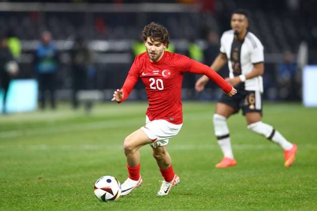 18.11.2023, xtgx, Fussball Länderspiel, Deutschland - Türkei emspor, v.l. Ferdi Kadioglu (Tuerkei, 20) (DFL DFB REGULATIONS PROHIBIT ANY USE OF PHOTOGRAPHS as IMAGE SEQUENCES and or QUASI-VIDEO) Berlin
