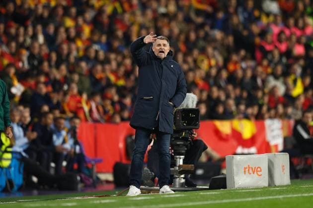 Willy Sagnol (GEO), NOVEMBER 19, 2023 - Football Soccer : UEFA European Championship, EM, Europameisterschaft 2024 Qualifying round group A match between Spain 3-1 Georgia at the Estadio Jose Zorrilla in Valladolid, Spain. Noxthirdxpartyxsales  (236203589)