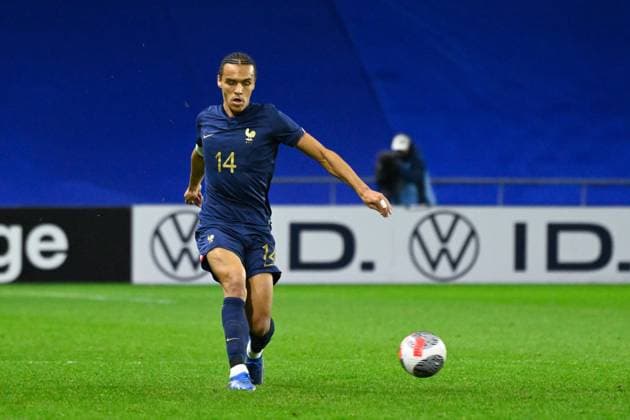 Sildillia Kiliann ( 14 - France ) during the match between France and South Korea U21, U 21 at Stade Oceane on November 20, 2023 in Le Havre, France. ( Photo by federico pestellini panoramic ) - FOOTBALL : France vs Coree du Sud Espoirs - Le Havre - 20 11 2023 FedericoPestellini Panoramic 