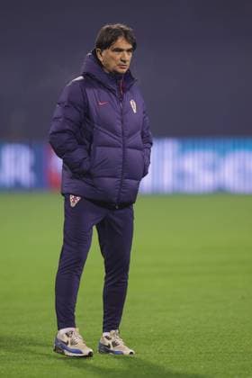 Croatia training: UEFA EURO, EM, Europameisterschaft,Fussball 2024 European Qualifiers Head Coach of Croatia Zlatko Dalic during training session at Maksimir Stadium on November 20, 2023 in Zagreb, Croatia ahead of UEFA EURO 2024 European qualifier match between Croatia and Armenia. LukaxStanzl PIXSELL