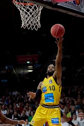 2023-11-19 CHILDS Elijah (MHP RIESEN Ludwigsburg LUD10-C) sportworld München BMW Park Bayern Deutschland