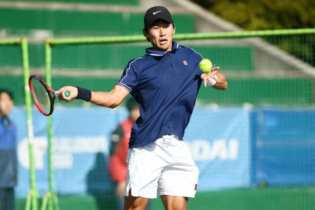 Naoki Nakagawa (JPN), NOVEMBER 21, 2023 - Tennis : Men s Singles 1st Round match during Yokohama Keio Challenger International Tennis Tournament 2023 at Keio University hiyoshi campus mamushidani tennis court in Kanagawa, Japan. Noxthirdxpartyxsales  (236262644)