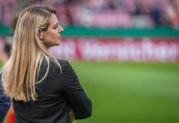 21.11.2023; Fußball Weltmeisterin Nia Künzer soll neue DFB Chefin für den Frauenfussball werden - Archivfoto Personalie, Deutscher Fussballbund, Nationalmannschaft, Porträt