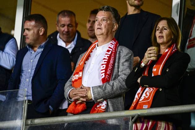 Sport Themen der Woche KW47 Sport Bilder des Tages FARO - Louis van Gaal during the European Championship, EM, Europameisterschaft qualifying match in group B between Gibraltar and the Netherlands at Estadio Algarve on November 21, 2023 in Faro-LoulÃ , Portugal. ANP OLAF KRAAK UEFA EURO, EM, Europameisterschaft,Fussball 2024 qualifying 2023 2024 xVIxANPxSportx xxANPxIVx 484429883 originalFilename: 484429883.jpg