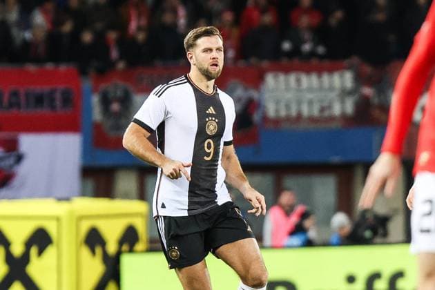 Fussball, UEFA Länderspiel Saison 2023 24 Freundschaftsspiel Österreich - Deutschland 21.11.2023, Ernst-Happel-Stadion Wien Niclas Füllkrug (Deutschland, 9) Wien Ernst-Happel-Stadion Wien Wien Österreich
