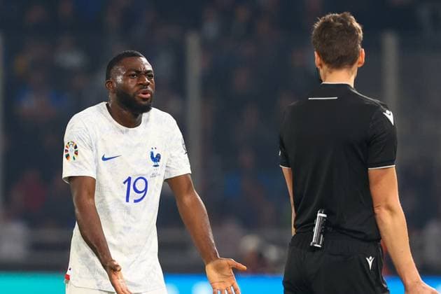Greece v France UEFA EURO, EM, Europameisterschaft,Fussball 2024 Qualifiers Youssouf Fofana of France reacts during the UEFA Euro 2024 Qualifiers match at OPAP Arena, Athens Copyright: xYannisxHalasx FIL-19245-0049 UK Newspapers OUT