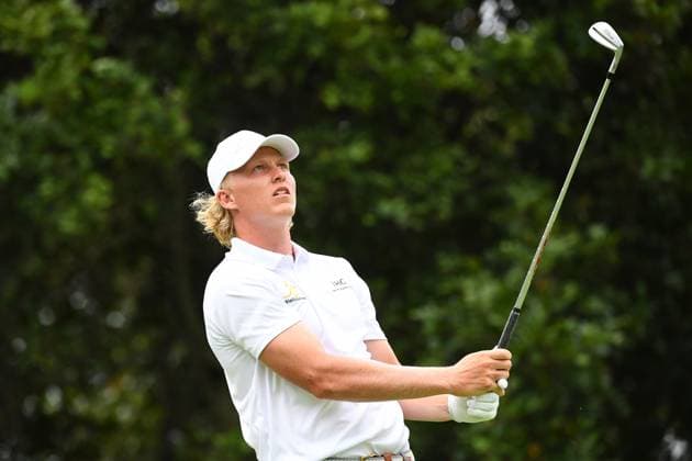 AUSTRALIAN PGA, Golf Herren GOLF PRO AM, Wallabies players Carter Gordon plays a shot during the Pro AM, at the Royal Queensland Golf Club in Brisbane, Wednesday, November 22, 2023. ( NO ARCHIVING, EDITORIAL USE ONLY, NO USE IN BOOKS WITHOUT CONSENT BRISBANE QUEENSLAND AUSTRALIA  Copyright: xJONOxSEARLEx 20231122001868337548