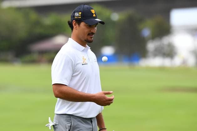 AUSTRALIAN PGA, Golf Herren GOLF PRO AM, Wallabies players Jordan Petaia looks on during the Pro AM, at the Royal Queensland Golf Club in Brisbane, Wednesday, November 22, 2023. ( NO ARCHIVING, EDITORIAL USE ONLY, NO USE IN BOOKS WITHOUT CONSENT BRISBANE QUEENSLAND AUSTRALIA  Copyright: xJONOxSEARLEx 20231122001868337886