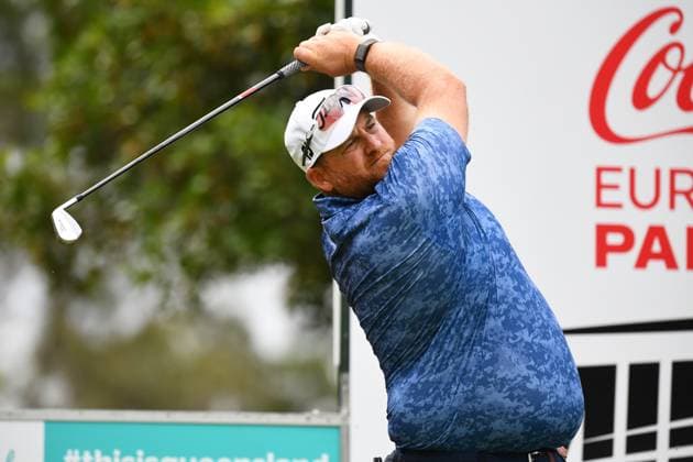 AUSTRALIAN PGA, Golf Herren GOLF PRO AM, Aaron Pike plays a shot during the Pro AM, at the Royal Queensland Golf Club in Brisbane, Wednesday, November 22, 2023. ( NO ARCHIVING, EDITORIAL USE ONLY, NO USE IN BOOKS WITHOUT CONSENT BRISBANE QUEENSLAND AUSTRALIA  Copyright: xJONOxSEARLEx 20231122001868338002