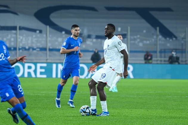 Greece v France: Group B - UEFA EURO, EM, Europameisterschaft,Fussball 2024 European Qualifiers Youssouf Fofana of France is playing during the European Qualifiers for Euro 24, Group B, match between Greece and France at OPAP Arena in Athens, Greece, on November 21, 2023. Athens Greece  Copyright: xStefanosxKyriazisx originalFilename:kyriazis-greecevs231121_npDkW.jpg