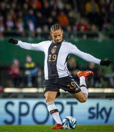 Wien, Germany. 21st Nov 2023. Leroy Sane (Deutschland) Österreich - Deutschland 21.11.2023