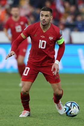 SERBIA vs BULGARIA DUSAN TADIC FOOTBALL, SERBIA, BULGARIA, UEFA European Championship, EM, Europameisterschaft QUALIFICATION, EURO Dubocica stadium, Leskovac 19.11.2023 Foto: Leskovac Dubocica stadium Serbia Copyright: xMarkoxMetlas xMNxPressx