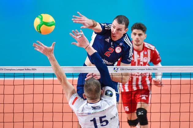 2023.11.22 Kedzierzyn-Kozle Siatkowka Mezczyzn CEV Liga Mistrzow Sezon 2023 2024 Grupa Azoty ZAKSA Kedzierzyn-Kozle - Olympiacos Piraeus N z Foto Marcin Bulanda PressFocus 2023.11.22 Kedzierzyn-Kozle Volleyball Men CEV Champions League Season 2023 2024 Grupa Azoty ZAKSA Kedzierzyn-Kozle - Olympiacos Piraeus Credit: Marcin Bulanda PressFocus NEWSPIX.PL --- Newspix.pl  20231122xPF_MB0348