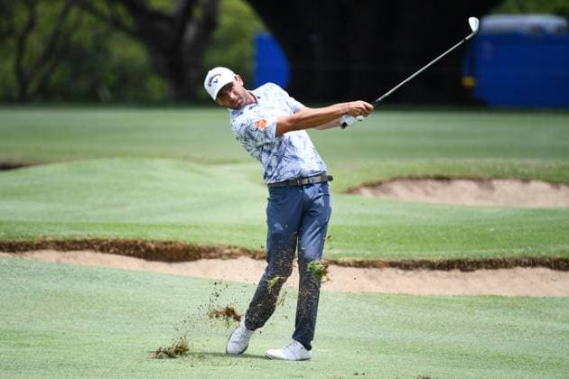 GOLF AUSTRALIAN PGA, Golf Herren Joel Moscatel Nachshon plays a shot during round 1 of the 2023 Fortinet Australian PGA Championship in Brisbane, Thursday, November 23, 2023. ( NO ARCHIVING, EDITORIAL USE ONLY, NO USE IN BOOKS WITHOUT CONSENT BRISBANE QUEENSLAND AUSTRALIA  Copyright: xJONOxSEARLEx 20231123001868637312