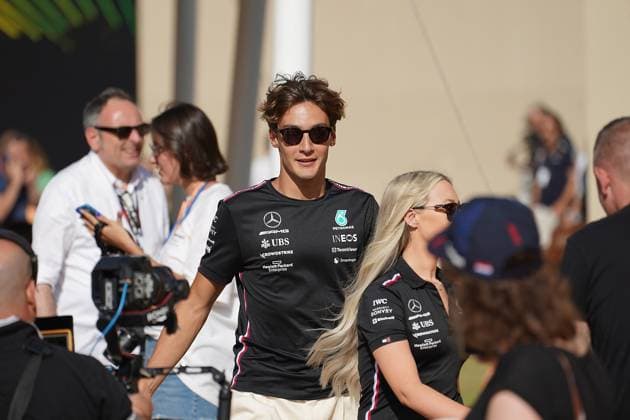 Formula 1 Etihad Airways Abu Dhabi Grand Prix 2023 23.11.2023, Yas Marina Circuit, Abu Dhabi, Formula 1 Etihad Airways Abu Dhabi Grand Prix 2023 , im Bild George Russell (GBR), Mercedes-AMG Petronas F1 Team