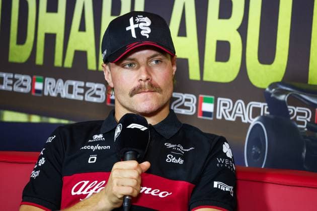 BOTTAS Valtteri (fin), Alfa Romeo F1 Team Stake C43, portrait during the 2023 Formula 1 Etihad Airways Abu Dhabi Grand Prix, 22th round of the 2023 Formula One World Championship, WM, Weltmeisterschaft from November 24 to 26, 2023 on the Yas Marina Circuit, in Abu Dhabi - F1 - ABU DHABI GRAND PRIX 2023 DPPI Panoramic  00123047_G0OD7937