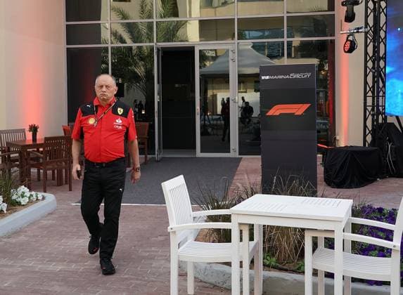 Formula 1 Etihad Airways Abu Dhabi Grand Prix 2023 23.11.2023, Yas Marina Circuit, Abu Dhabi, Formula 1 Etihad Airways Abu Dhabi Grand Prix 2023 , im Bild Teamchef Frederic Vasseur (Scuderia Ferrari)