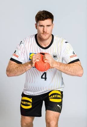 Muenchen, Deutschland 29. Oktober 2023: Handball DHB - Fotoshooting Johannes Golla (Deutschland) Portrait Gesicht Muenchen Bayern Deutschland