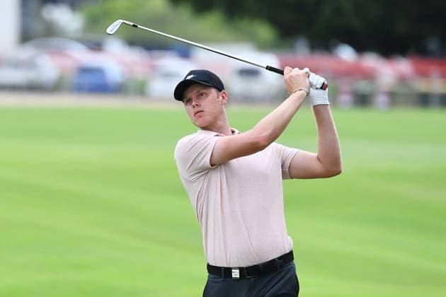 GOLF AUSTRALIAN PGA, Golf Herren Cameron Davis plays a shot during round 3 of the 2023 Australian PGA Championship in Brisbane, Saturday, November 25, 2023. ( NO ARCHIVING, EDITORIAL USE ONLY, NO USE IN BOOKS WITHOUT CONSENT BRISBANE QUEENSLAND AUSTRALIA  Copyright: xJONOxSEARLEx 20231125001869446428