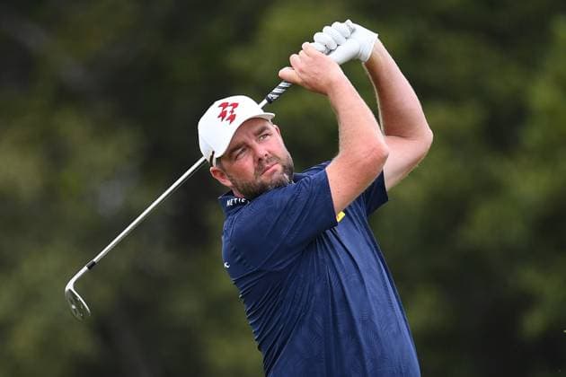 GOLF AUSTRALIAN PGA, Golf Herren Marc Leishman plays a shot during round 3 of the 2023 Australian PGA Championship in Brisbane, Saturday, November 25, 2023. ( NO ARCHIVING, EDITORIAL USE ONLY, NO USE IN BOOKS WITHOUT CONSENT BRISBANE QUEENSLAND AUSTRALIA  Copyright: xJONOxSEARLEx 20231125001869446554
