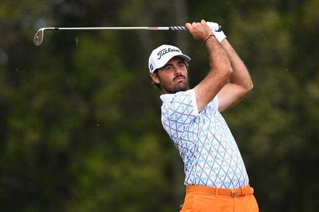 GOLF AUSTRALIAN PGA, Golf Herren Curtis luck plays a shot during round 3 of the 2023 Australian PGA Championship in Brisbane, Saturday, November 25, 2023. ( NO ARCHIVING, EDITORIAL USE ONLY, NO USE IN BOOKS WITHOUT CONSENT BRISBANE QUEENSLAND AUSTRALIA  Copyright: xJONOxSEARLEx 20231125001869448466